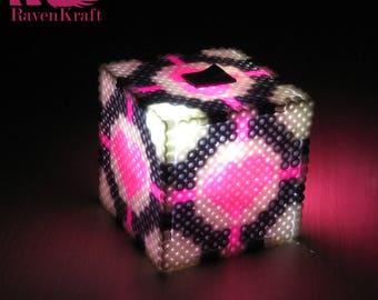 Portal Night Light - Lamp (Companion Cube)