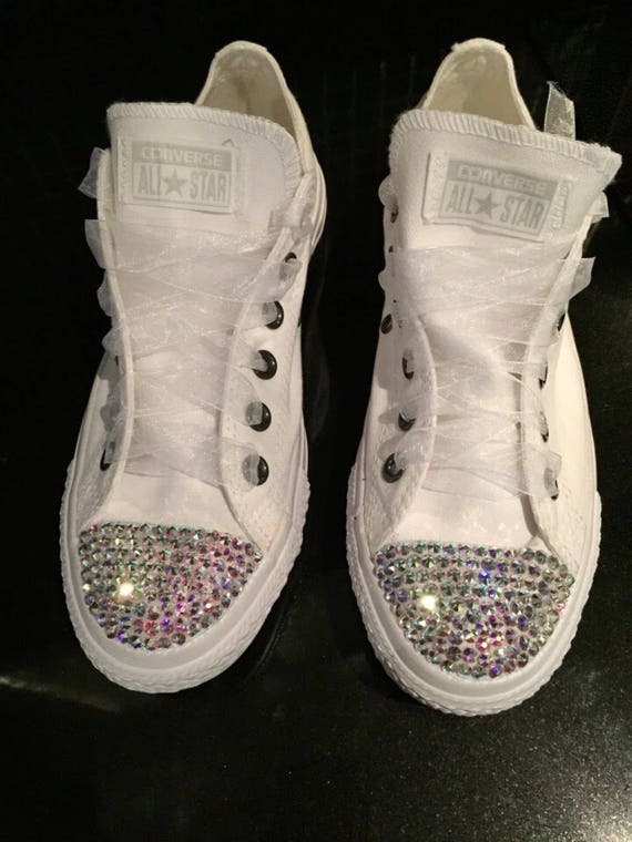 blinged out wedding converse