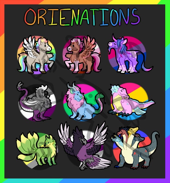 LGBTQ Mythological Pride Stickers