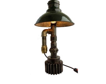 Lighting table lamps, Industrial lamp, Steampunk lamps, Contemporary table lamps for bedroom, Retro style lighting, Industrial desk light