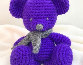 Crochet Bear, amigurumi bear, baby shower gift