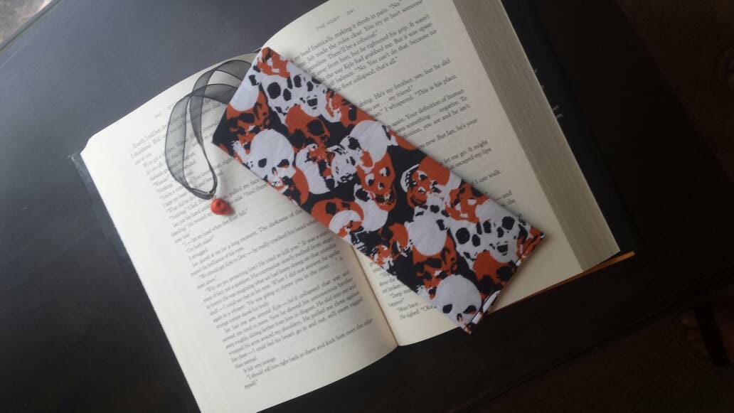 Skull bookmark skull charm bookmark cool bookmark Halloween