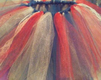red white and blue tutu