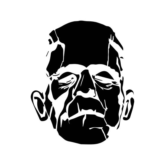 Printable Frankenstein Stencil