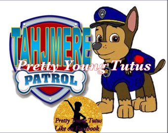 Paw patrol shirt design
