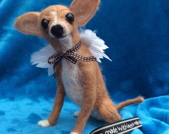 chihuahua angel figurine