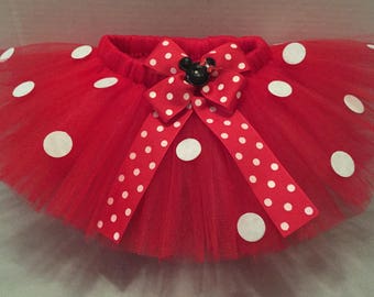 MINNIE MOUSE TUTU, Red Minnie Mouse Tutu, Minnie Tutu, Minnie Mouse Skirt, Red Minnie Tutu, Red Tutu, Minnie Birthday Tutu, Minnie Costume