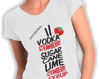 Women's V neck t shirt caipiroska