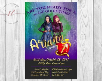 Descendants Party Invitation