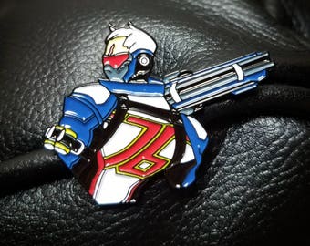 Overwatch Soldier 76 - 1.5" Enamel Pin