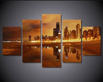 Chicago Wall Art chicago wall decor | etsy Chicago Wall Art chicago wall decor | etsy