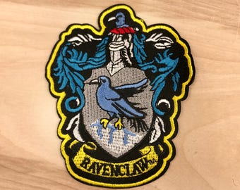 RAVENCLAW PATCH: Harry Potter Embroidered Iron On Patch - Hogwarts Magic School High Quality Snake Logo Gift