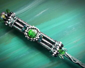 Slytherin House Wand / Harry Potter Wand / Wizard Wand / Wizarding Wand / Cosplay / Cosplay Costume / Magic Wand