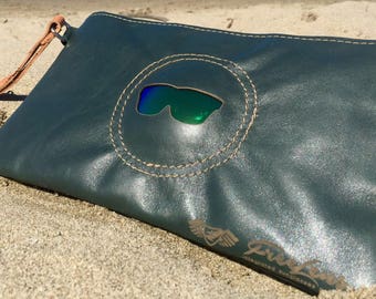 LensBags! Pouchette borsa, bolsas, bag leather sunglasses lenses