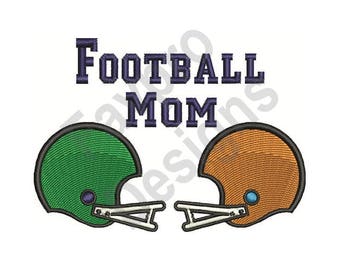 Football Mom - Machine Embroidery Design