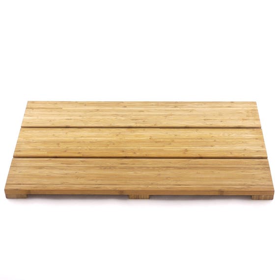 Large Rectangle Bamboo Bath Sauna Mat 30x17