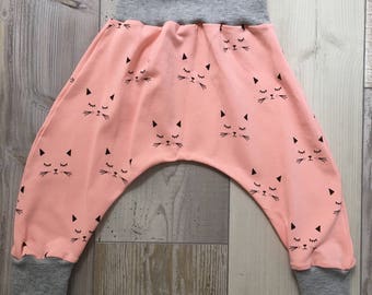 Legging Fille XS Imprimé Chat Multicolore, No Boundaries, Excellent état