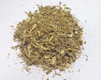 Organic dried Wormwood, Artemisia absinthium, dried herb