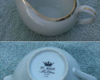 St. Regis 102 coffee cups and saucers and creamer