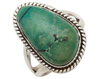 Signed Esther White Navajo Handmade Ring Size 5.5 main image 0