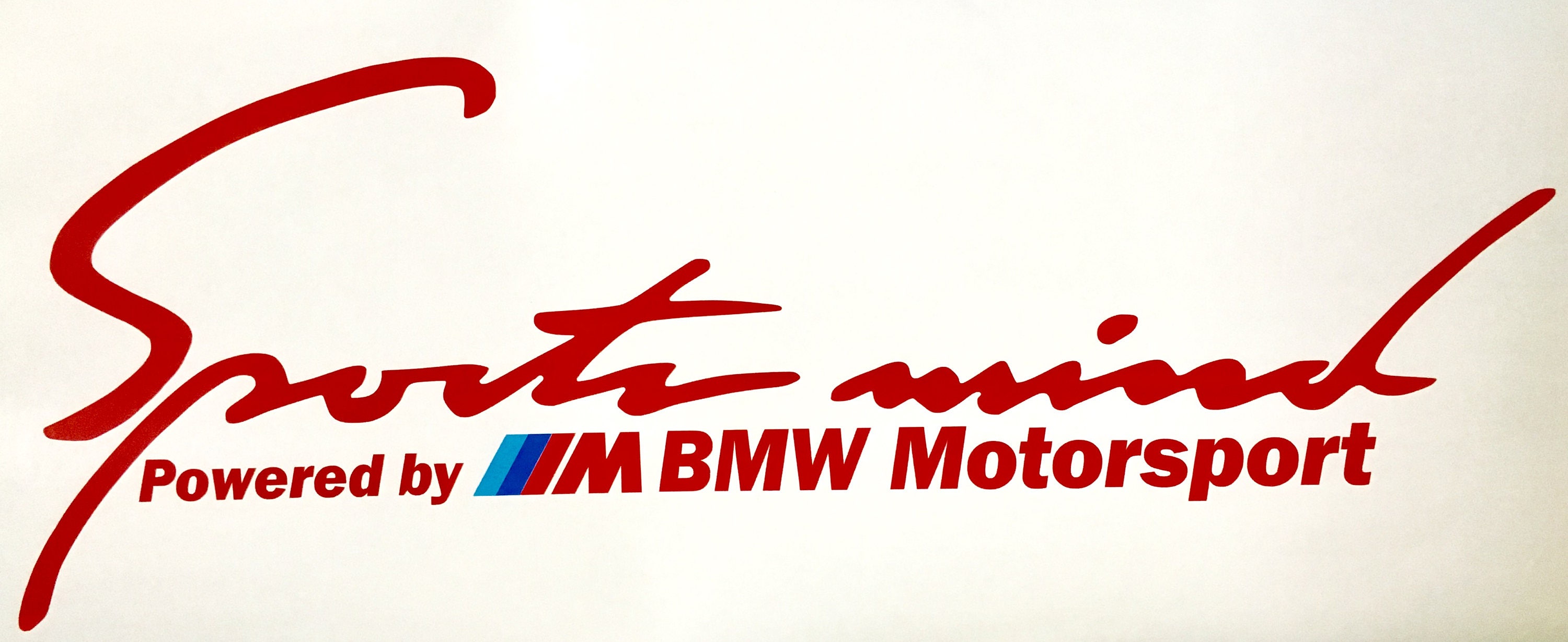 SPORTS MIND Powered By M BMW Motorsport Door Bumper Car Vinyl Sticker