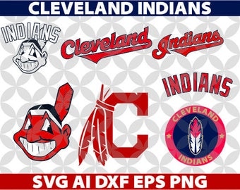 Cleveland Indians Art Colection SVG
