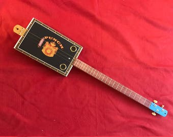 Cigar Box Guitar (3 String Full Chromatic Scale)