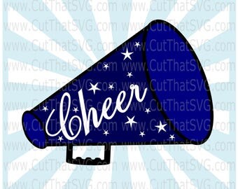 Cheer Megaphone SVG Cut file