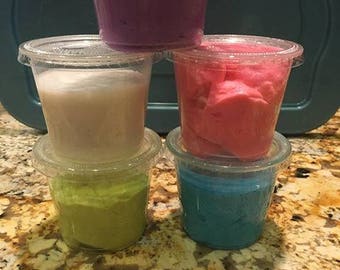 Fluffy Slime, white Slime, pink slime, green slime, blue slime, purple slime, cheap slime