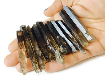 Rough Smoky Quartz Points Smokey Crystal bulk lot wholesale Long