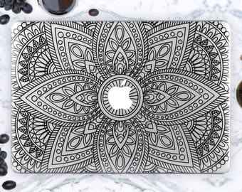 Mandala Macbook Pro Hard Case Macbook 15 inch Hard Case Ornament Macbook Air 11 Case Hard Macbook 12 Hard Cover Macbook 13 Hard Case mcn009