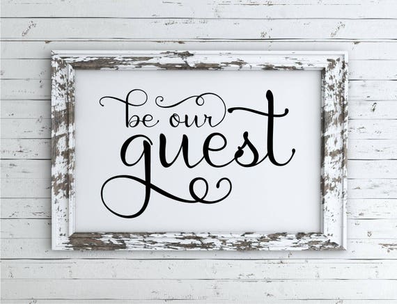 Download Be Our Guest Wedding SVG SVG Cut File