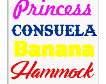 Free Free Princess Consuela Banana Hammock Svg 264 SVG PNG EPS DXF File
