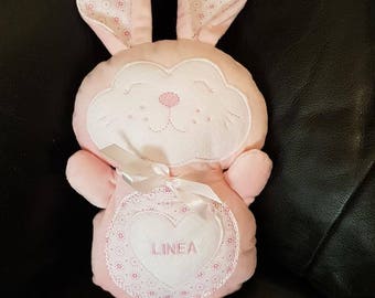 personalised bunny teddy