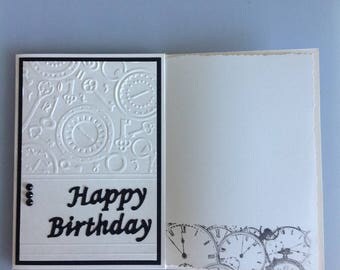 Birthday card male back to the 50's