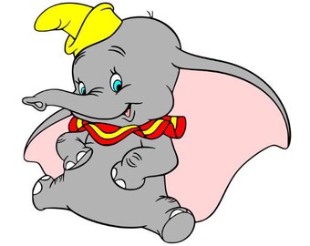 Dumbo Svg file, Svg Cutting file, Disney Svg file, Svg for Silhouette, Svg for Circut, Dumbo Cut files, Svg files, Svg Clipart