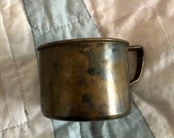 Circa 1930's Silver or Pewter Baby Cup