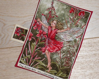 hot/cold flax organic removable "Fireweed fairy"