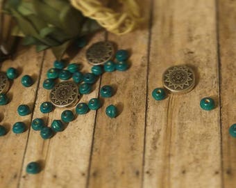 On hold do not purchase ** Blue Beads