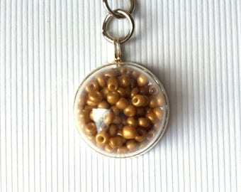 NECKLACE AND ITS HAND BLOWN GLASS PENDANT 20MM