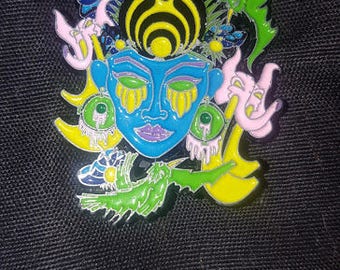 Shiva Bassnectar pin