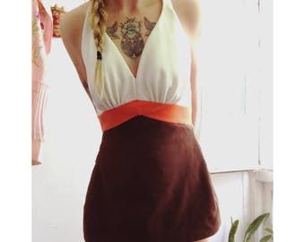 1970's A-Line Swim Suit