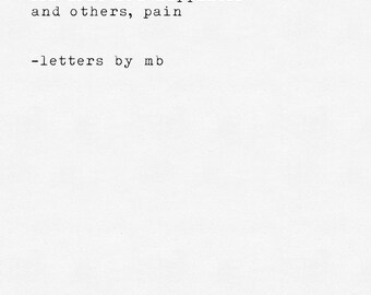 Happiness & Pain