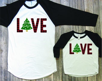 mommy and me christmas shirt