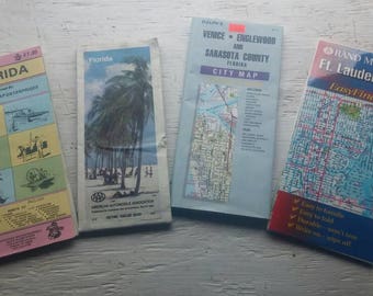 Vintage road maps | Etsy