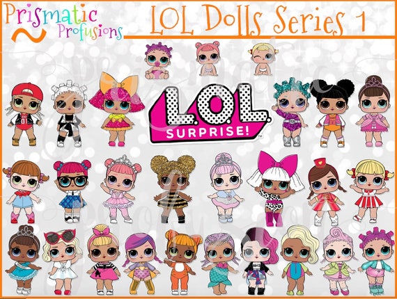 LOL Surprise Dolls Series 1 / Dolls / Image Clipart / L.O.L
