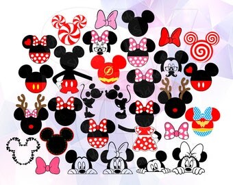 Download Mickey Mouse Head SVG DXF Eps Vector Cuttable File Cricut