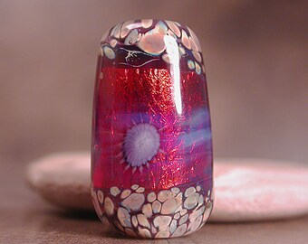 Fire Opal Series Lampwork Focal Bead Divine Spark Designs SRA