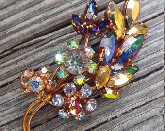 1950s SUPER sparkly brooch made in West Germany - charity for animals