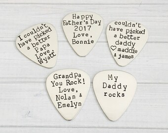 Personalized Guitar Pick - Guitar Pick - TOP SELLER - Music Gift - Groomsmen Gift - Music Teacher Gift - Father's Day Gift - Graduation Gift